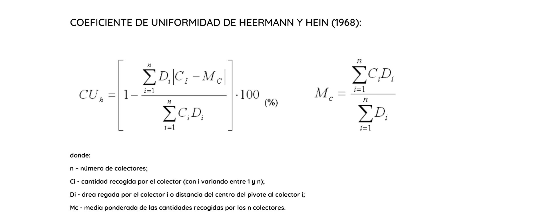 Coeficiente de HyH